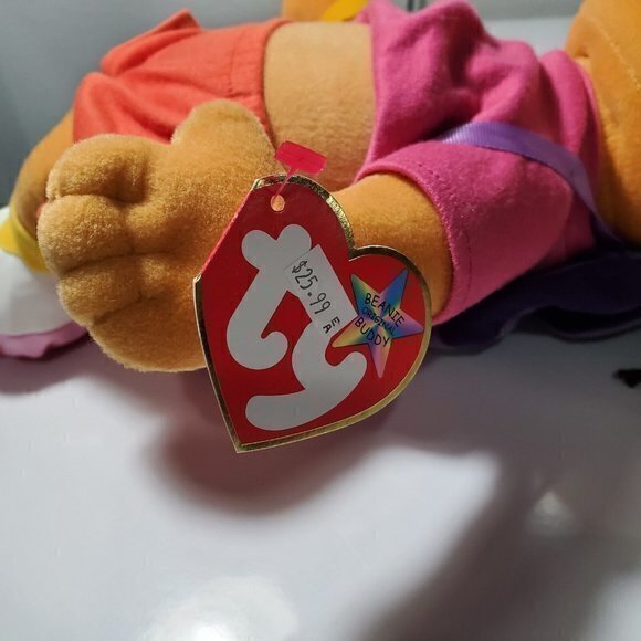 TY Beanie Buddy Dora the Explorer 16" Plush YARN hair, NEW and MINT with‎ Tags! - Picture 4 of 5